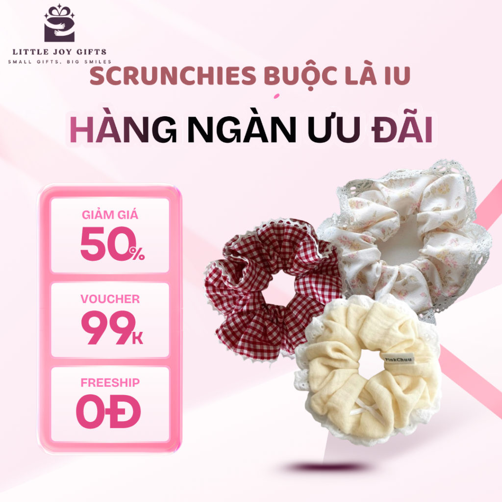 scrunchies buộc là iu