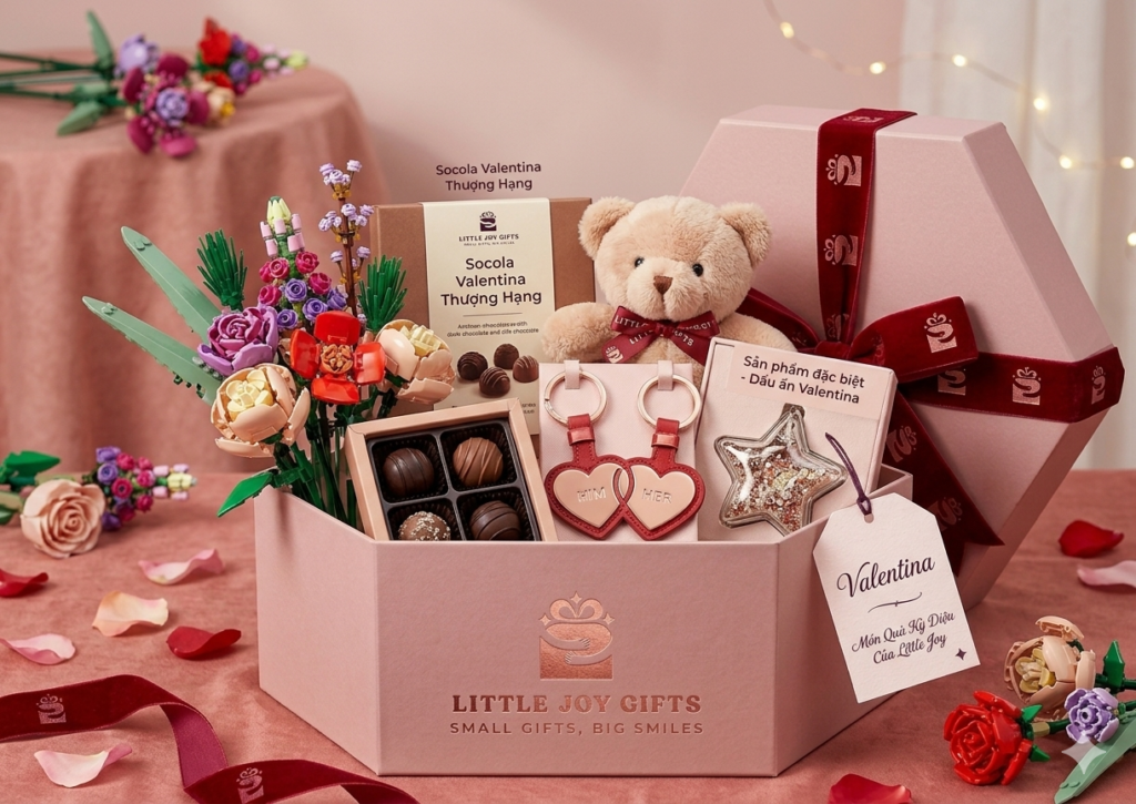 Set quà valentina Dấu Ấn Tình Yêu phiên bản giới hạn của thương hiệu Little Joy Gifts