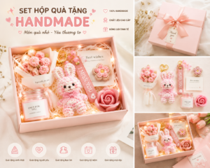 Set quà tặng handmade đẹp cho sinh nhật và kỷ niệm.